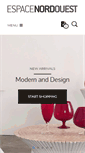 Mobile Screenshot of espacenordouest.com